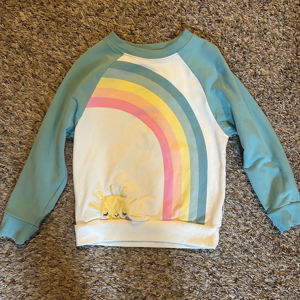 Little Sleepies Rainbow Sunshine crewneck sweatshirt